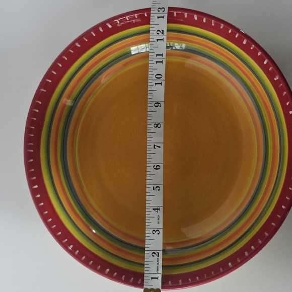 NANCY GREEN Large Multi Color/Serving/Pasta Bowl - Picture 6 of 8